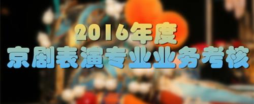 女生小逼逼网站国家京剧院2016年度京剧表演专业业务考...